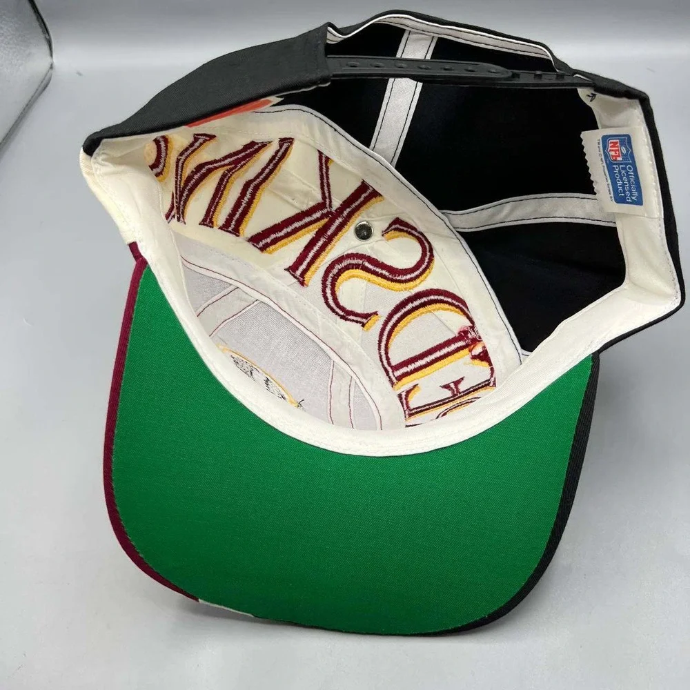 Vintage Washington Redskins Commanders Hat Men Twins Enterprise SnapBack Cap New
